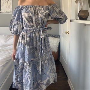 Floral Zara Midi Dress